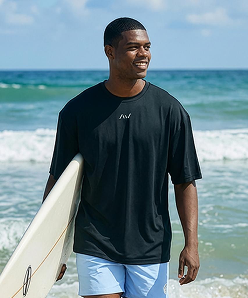 Leijibi Ice Touch Oversized Short Sleeve Rash Guard W (2 Colors)