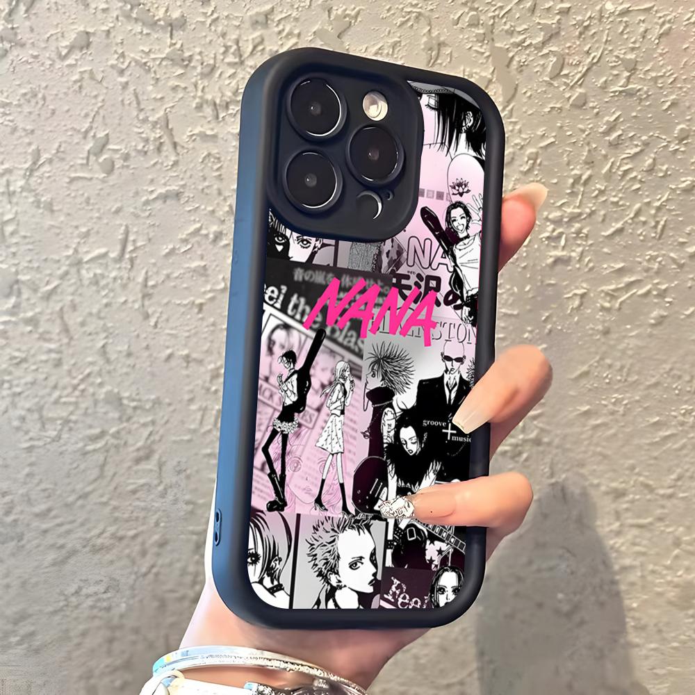 Japanese Classic Anime NANA Phone Case For IPhone 17 Pro Max 16 15 14 Pro Max IPhone 13 Pro Max 11 Plus Silicone Cover