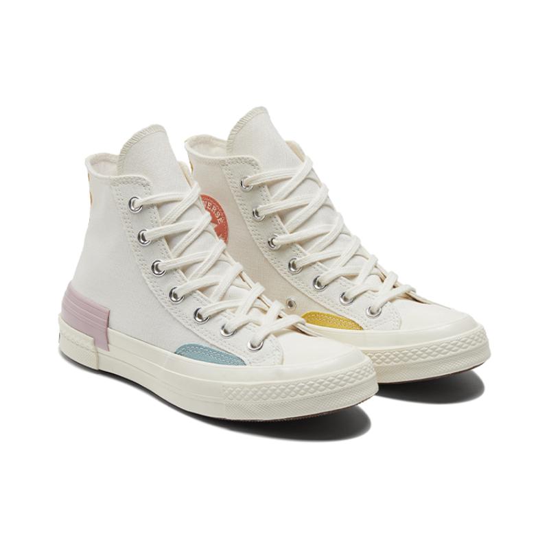 Converse Chuck Taylor All Star 1970s Trendy High-Top Espadrilles Women's White Pink