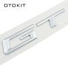 New 3D Chrome Silver Tail Letter Emblem Badge Sticker Decoration For X1 X3 X5 X6 E83 F25 GT Accessories Styling