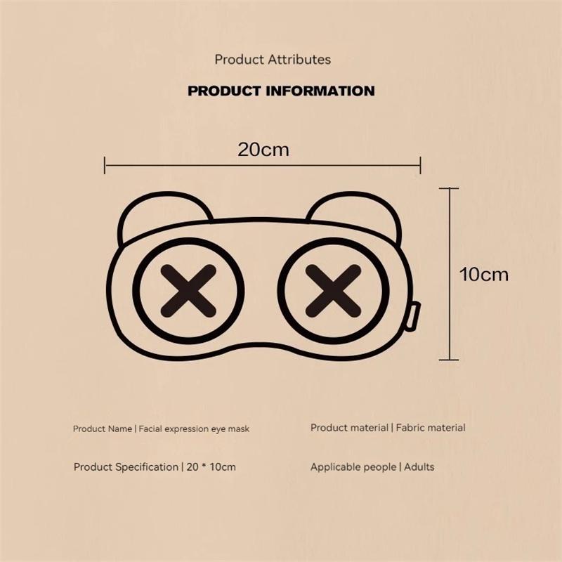 Niedliche Augenmaske Schlaf Beruhigend Augenmüdigkeit Warme Kompresse Tragen Bequem Kinder Und Studenten Augenmasken