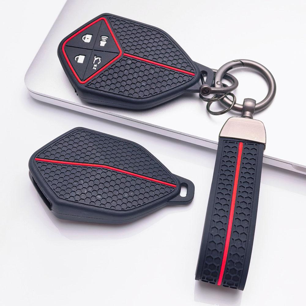 Key Cover for Haval H6 All with Keychain Protective Accessory Key Fob Protection Replacement Daily Use Car Remote Cover Key Shell Accessory