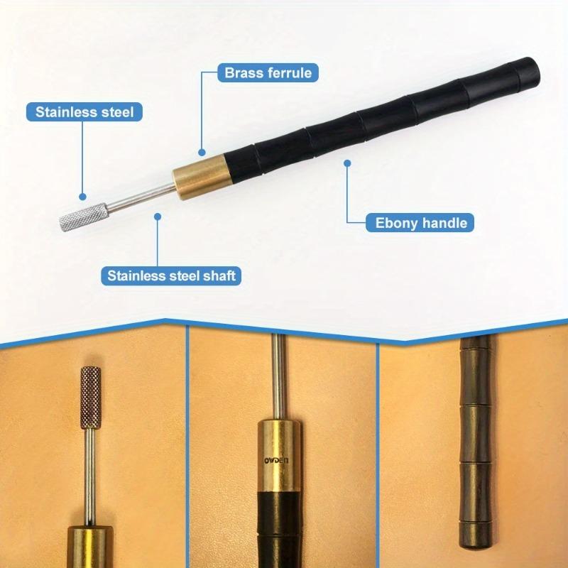 1Pc Leather Edge Roller Dye Pen Colorful Edge Roller Applicator Essential Leather Edge Printing Tool for Leather Craft