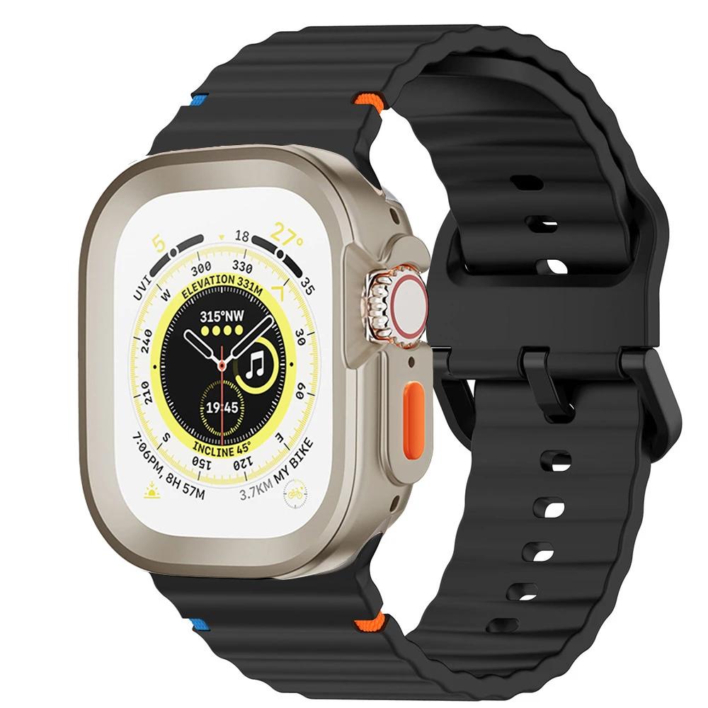 Hülle+Silikonarmband für Apple Watch Ultra 3 2 49mm 46mm 42mm 45mm 44mm 41mm 40mm Uhrenarmband Für Serie 11 10 9 8 7 6 5 4 SE3/2/1