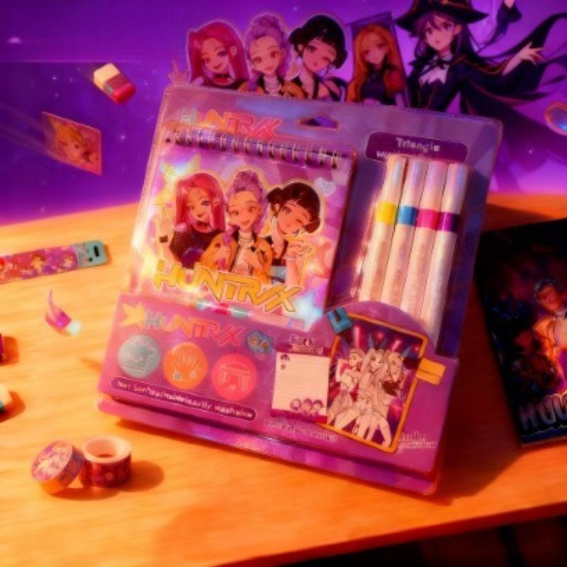 KPOP Hochwertiges Kinder-Malbuch 4-farbiges Puzzle-Malbuch Malbuch