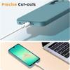 Protective Case - BOOLING - for Samsung Galaxy A17 4G/5G - Silicone Anti-Scratch Shockproof Green Blue