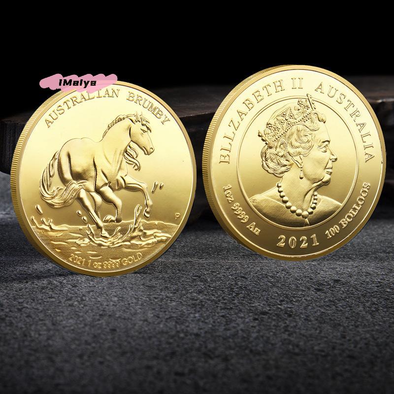 M-2026 Zodiac Year Of The Horse Commemorative Coin 3D Embossed Chinese Lucky Animal Horse Commemorative Coin Collection Gift