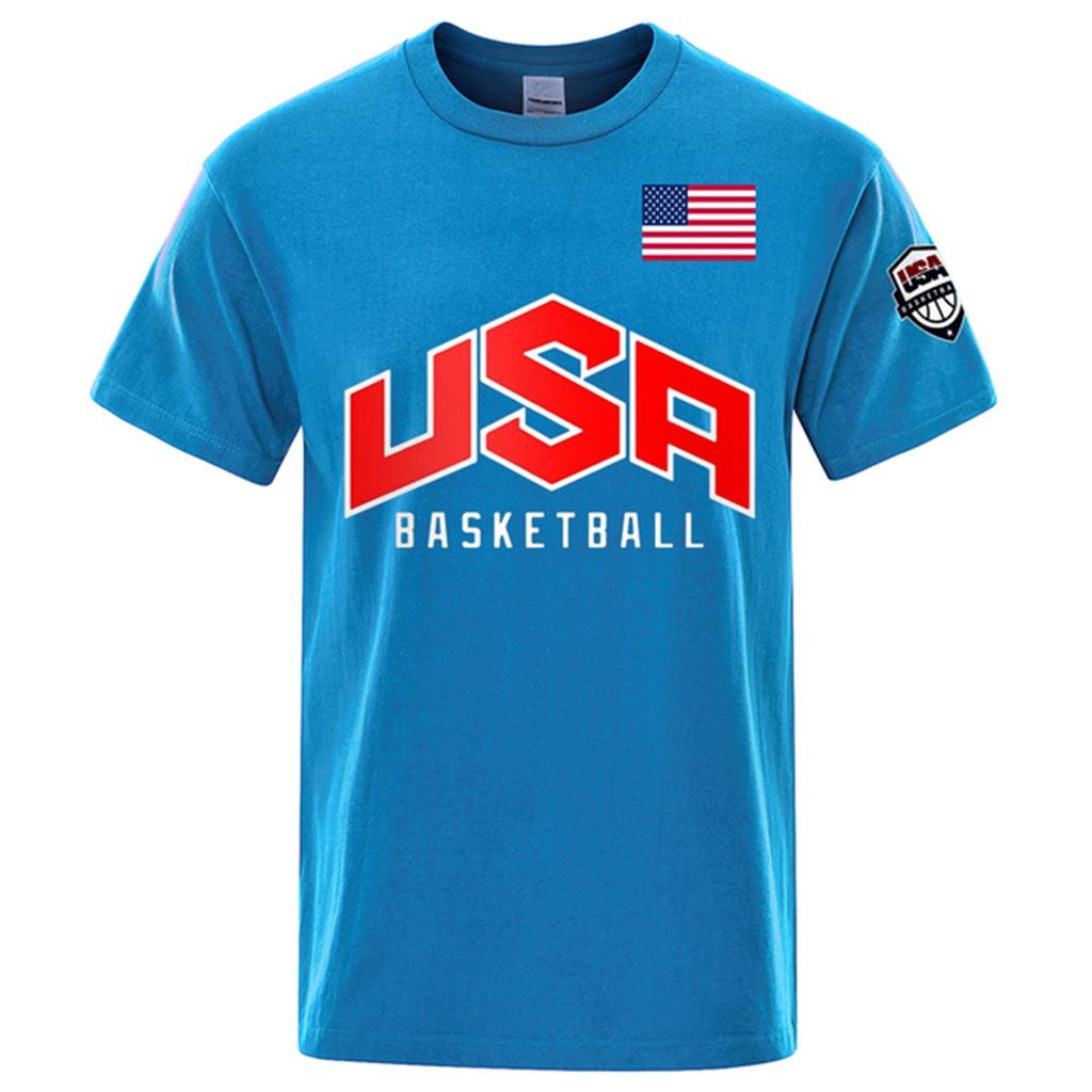 Basketbollsspelare Tryckta Street Casual T-shirts Herr Lösa kläder i överdimensionerad storlek Andas Kortärmad Mode Hip Hop T-shirts