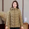 Winter down cotton jacket women's short 2025 new light cotton jacket slimming padded jacket fashion hooded jacket