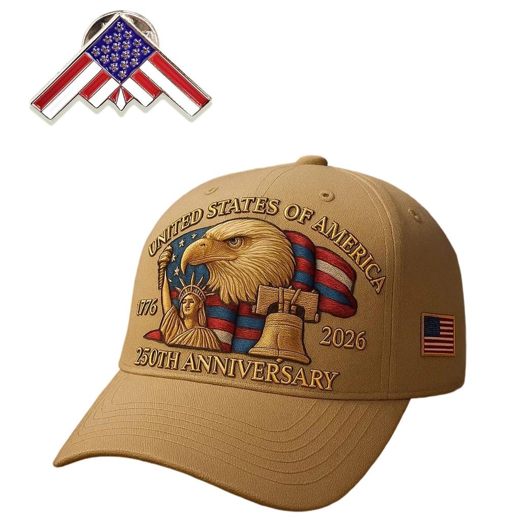 USA Marine Corps 250th Anniversary Baseball Cap Retro Washed Sports Hat Patriotic Trucker Hat for Men Women Veterans Enthusiasts