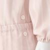 MUJI Baby Double Gauze Changeable Pajamas with No Seams on the Sides, Unisex Baby FEB07A5S Light Pink Stripe, Baby 80-90