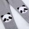 Girls' Summer Cotton Panda Embroidered Knit Leggings - Thin Style for Baby/Toddler