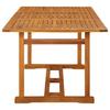 vidaXL 9 piece Garden Dining Set with Cushions Gray