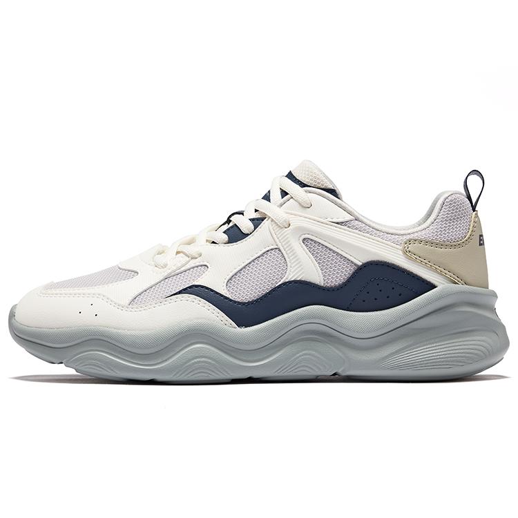 Hongxing Erke Jingying 2.0 Retro Trend Durable Breathable Low-Top Casual Shoes Men sneaker Cloud-Gray Crystal-White 51125202422-103