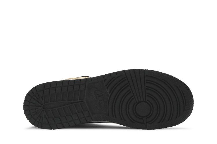 Jordan 1 Mid Metallic Gold Black White (GS)