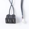 6-Pin USB-Anschluss Auto-Navigation USB-Schnittstelle Doppel-USB-Panel