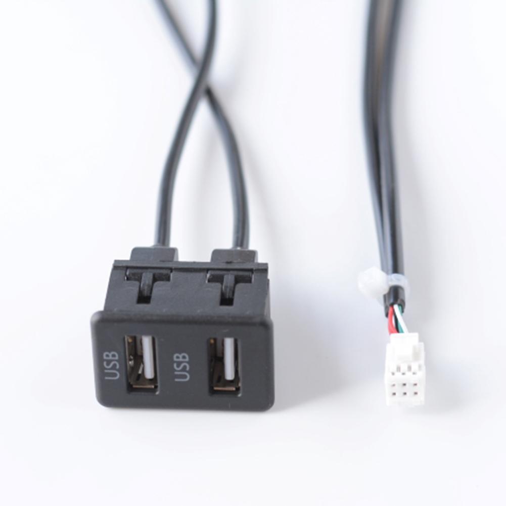 6-Pin USB-Anschluss Auto-Navigation USB-Schnittstelle Doppel-USB-Panel