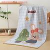 Pure Cotton Large Bath Towel Class A Maternal And Infant Pure Cotton Gauze Bath Towel Cartoon Embroidered Bath Towel Super Soft And Machine Washable
