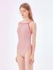 Toneidoseupocheu Pastel One-Piece Double X-Back Pale Pink Swimsuit