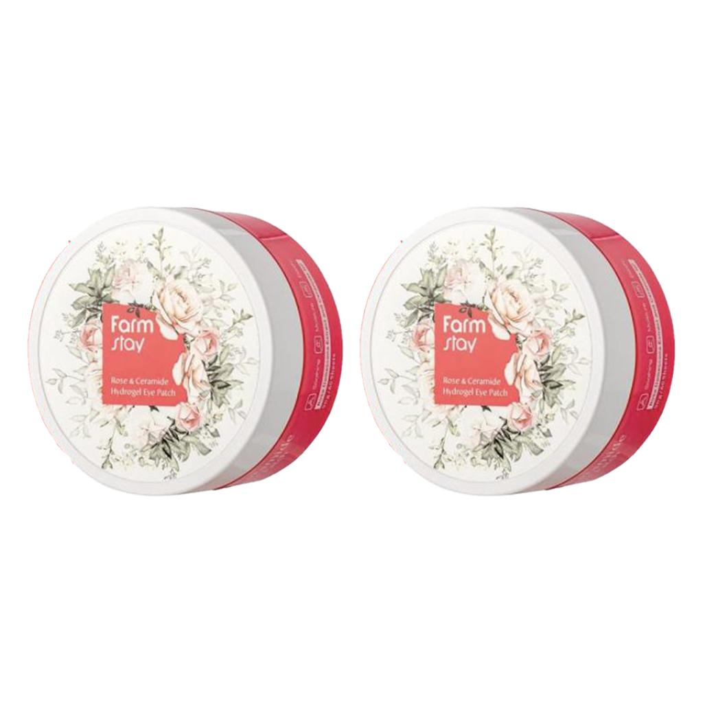 

FARM STAY Гидрогелевые патчи для глаз с розой и керамидами, 90 г (3 варианта) 2pcs