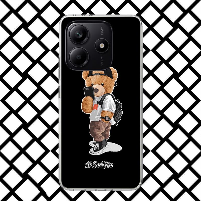 Baron Filou Trend Leisure Bear Phone Case for Xiaomi Redmi Note 15 14 14S 13 12 12S 11 Pro Plus 11E 11T 11S 10S 5G Soft Cover Fu