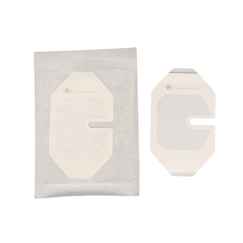 5PCS Octagonal PU Invisible Fitting Fixation Application Transparent Visual Retained Waterproof Dressing Plaster Patch