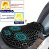 Universal Motorcycle Gel Seat Cushion Honeycomb Breathable Shock Absorption Pad Comfortable Seat Cover for Long Rides Office Use
