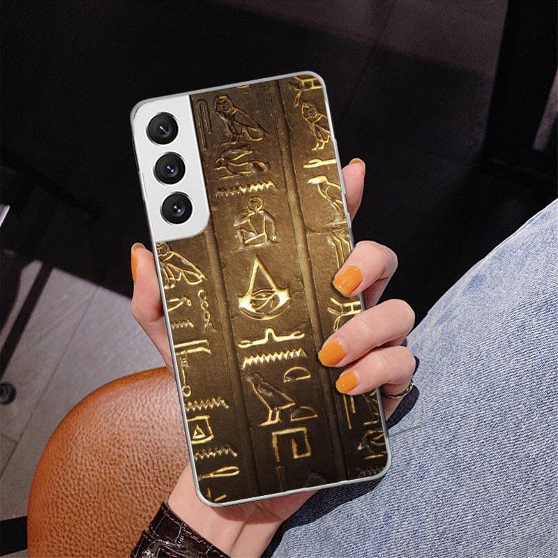 

Egypt Nefertiti Anubis Ankh Pharaoh Phnoe Case for Samsung Galaxy S26 S25 Edge S23 S24 Ultra S22 Plus S21 S20 FE Unique Cover So Samsung S25