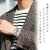 CalmTick Men's Watch, Large Dial, Quartz, Date Display, Waterproof, Luminous Hands, Chronograph Function, Fashionable Simple Popular Model, Silver,