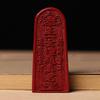 Imitation Cinnabar & Purple Gold Sand Heart Sutra Pendant – Maitreya Buddha & Guanyin Necklace for Men & Women