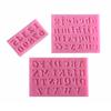 All 3Pcs Diy 3D Cake Decorating Baby Alphanumeric Shape Fondant Sugar Cake Silicone Mold Art Tools