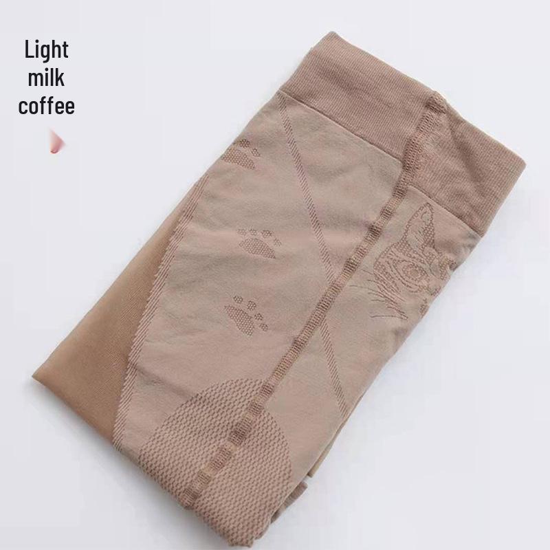 Women's Anti-Snag Nylon Stockings - Cat Paw Design, Summer Thin Velvet, Black Silk, Sexy Cut-to-Fit, Leg-Perfecting Pantyhose.