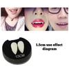 2Pcs Fake Luminous Vampire Teeth Fangs Dentures Halloween Cosplay Party Favors