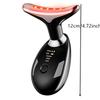 Rechargeable LED Tricolor Facial And Neck Massage Instrument Firming And Tightening Face And Neck Skin Beauty Skin Care Tool