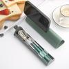 2/3Pcs Pull-out Cutlery Box Stainless Steel Tableware Set  Travel Use