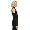 Urban Classics Womens/Ladies Rib Knit Shoulder Cut-Outs Long-Sleeved Top