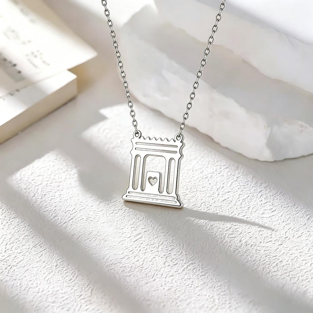 Beit HaMikdash Jerusalem Anhänger Halskette Heiliger Tempel Jüdischer Schmuck Geschenk für Sie oder Ihn Jüdische Geschenke