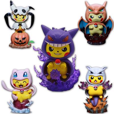 Νέο Μοντέλο Φιγούρας Pokémon 12CM Παιχνίδια Pikachu COS Gengar Charizard Mimikyu Mew Mewtwo Συλλογή Παιδικά Δώρα Γενεθλίων Χριστουγέννων