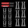 Handmade Glass Measuring Spirit Shot Glasses Set