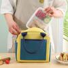Portable Bento Bag Commute Office School Outdoor Picnic Thermal Insulated Food Sandwich Storage Handbag Easy Clean Lunch Bag