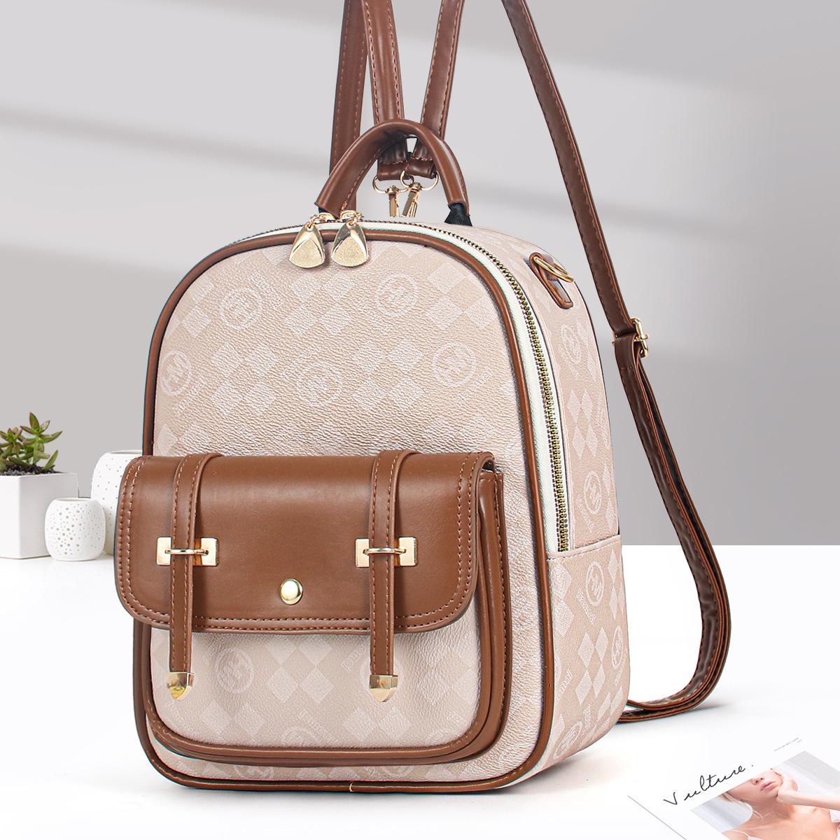 

Сумка Женская 2025 Рюкзак Корейский Цветочный Женская Сумка Дорожный Рюкзак Большая Вместимость Школьная Сумка На Плечо Женская Сумка