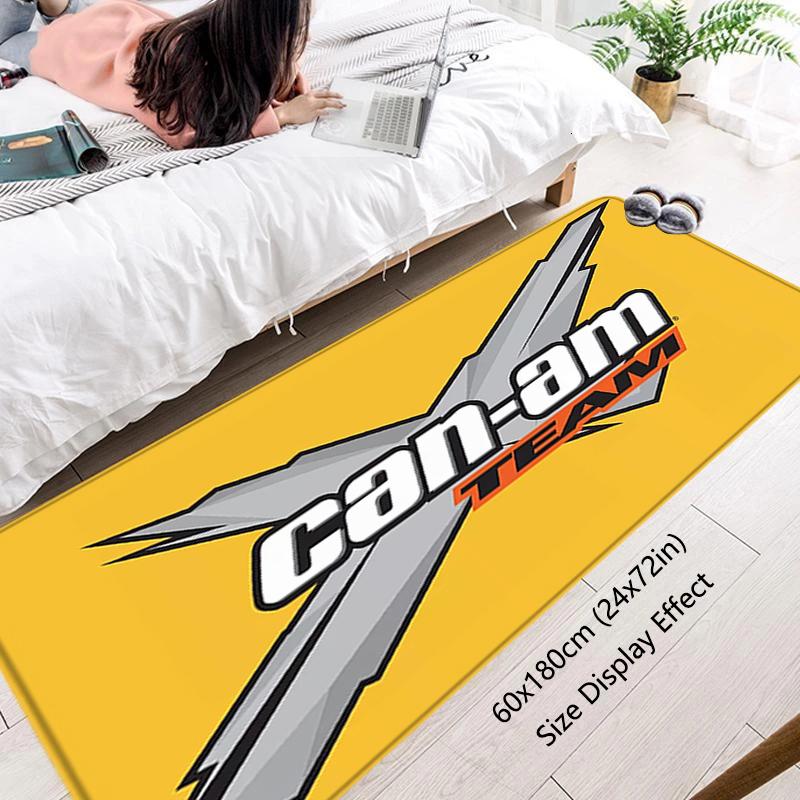 Foot Rug Welcome Floor Mat for CAN-AM BRP Racing Motorcycle Entryway Hallway Carpet Kitchen Water Absorb Rugs Fluffy Home Decor