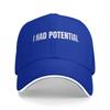 I Had Potential Project Hail Mary Sun Baseball Cap  Spring Classic Trucker Hat For Unisex-Teens Running Hippie Baseball Caps