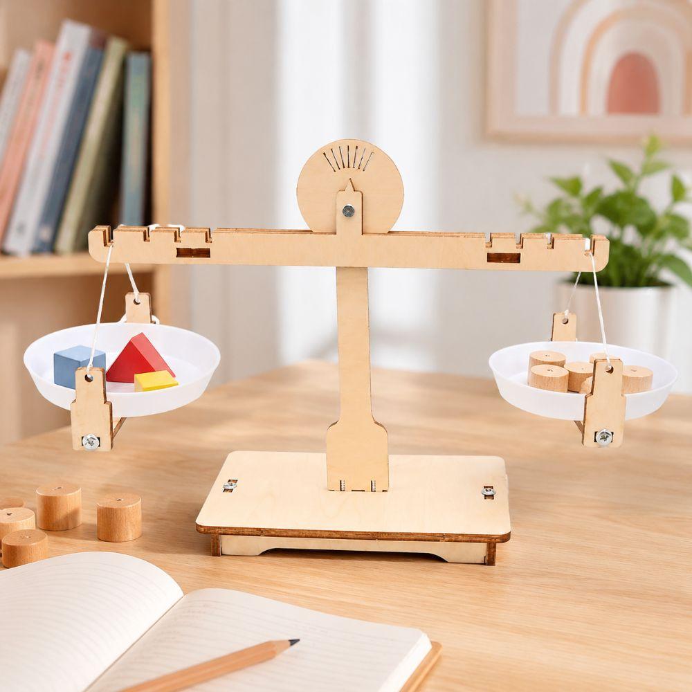 Educational Balancing Game Toy Montessori Puzzle Toy Set DIY Balance Scale Home Learning