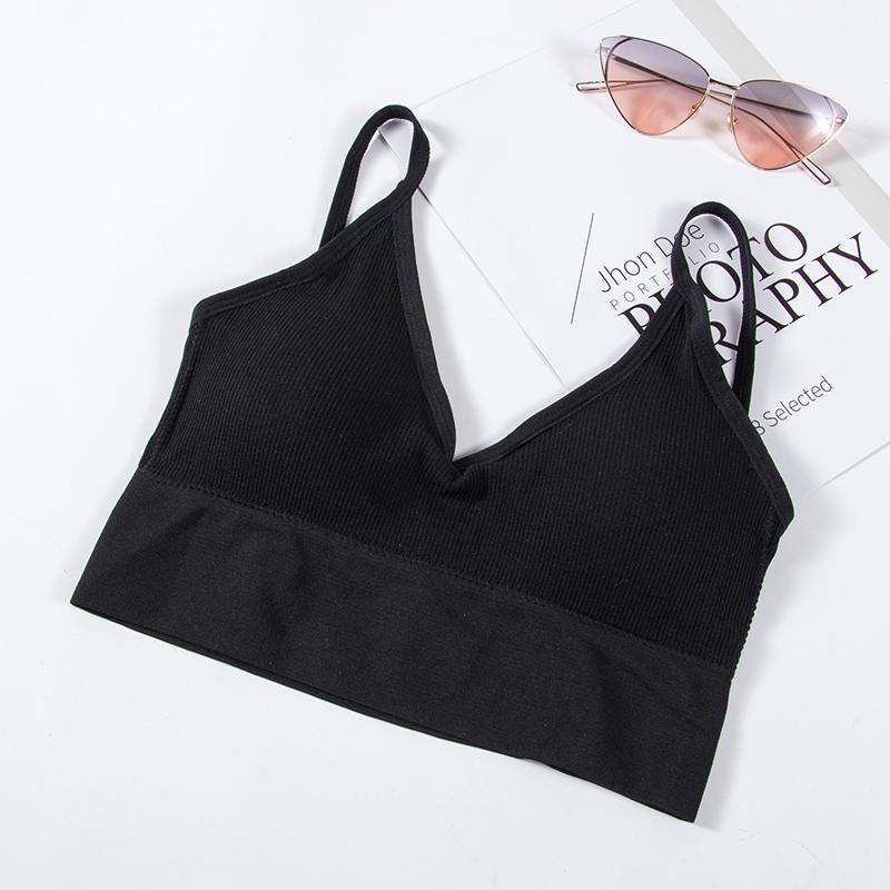Women Japanese Seamless Thread Large U-back Sling Wrapped Chest Vest Breathable Sport Bra