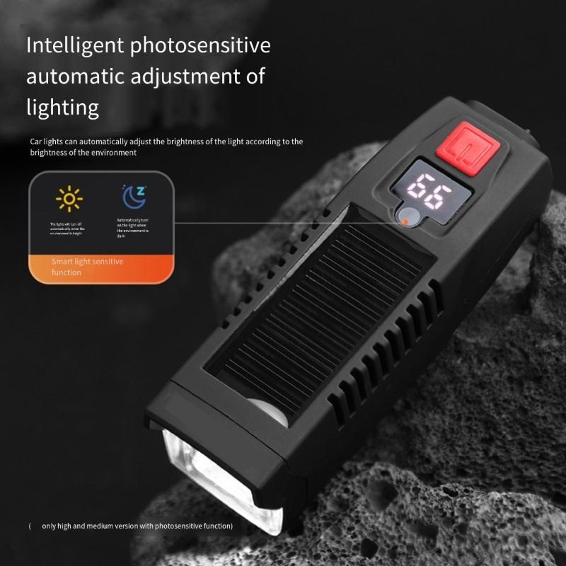 Bicycles Front Lamp Cycling Head Lamp Head Light Rechargeable Bike Front Light Watertight Bicycles Handlebars Flashlight