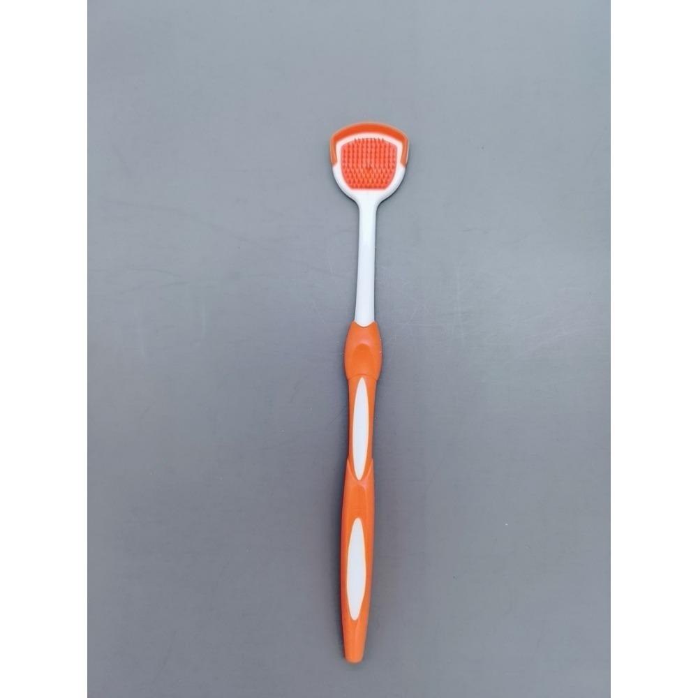 

Очистители языка Многоразовые скребки для языка Моющиеся инструменты для чистки языка Свежее дыхание Гигиена полости рта оранжевый