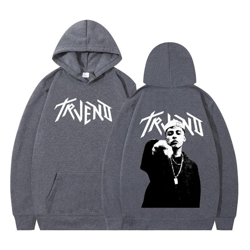 Rapper Trueno Album Tour 2025 Punk Hoodie Fashion Men's Women Sweatshirts Long-sleeved Hip-hop Loose Casual Oversized Pullover