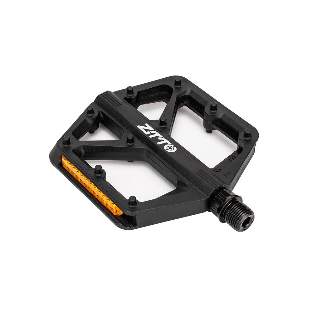 ZTTO C579A 1 Pair Mountain Bike Pedals Nylon Fiber Wide Platform Anti Slip Double DU Bearing Cycling Pedals