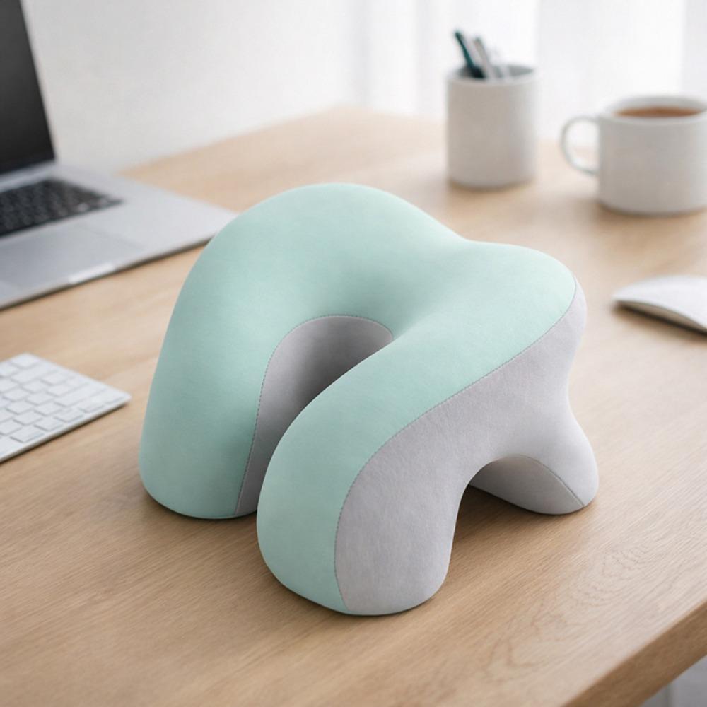 Skin-friendly Students U Shape Nap Pillow Ergonomic Desk Sleep Head Support  Adults